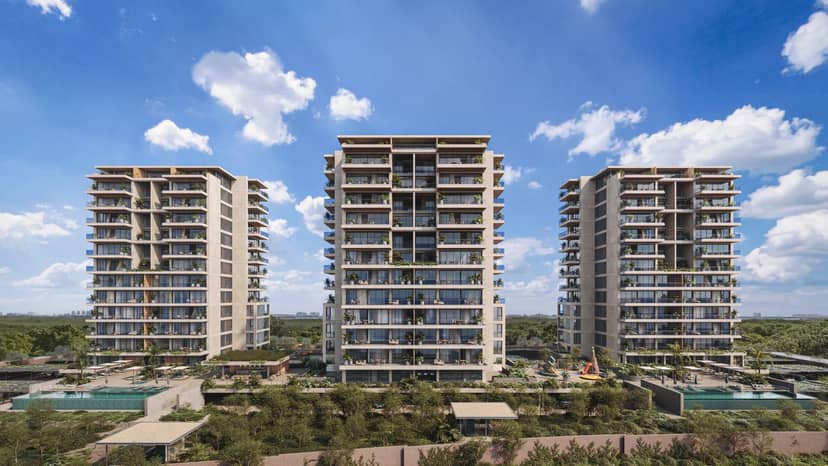 Luxury apartments presale | tropical park & lagoon views | Cancun