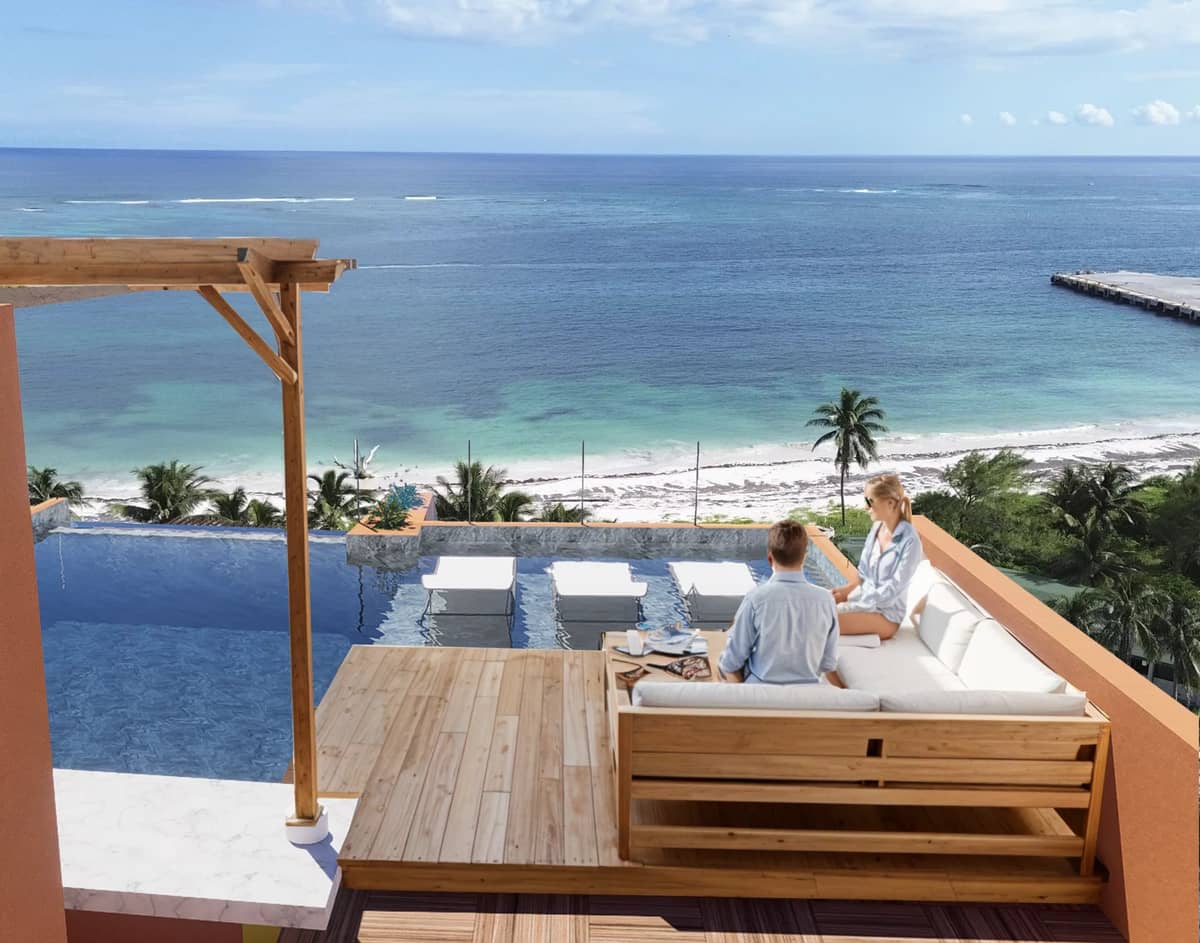 Presale oceanfront condos | 100m from the beach & rooftop with pool | Puerto Morelos