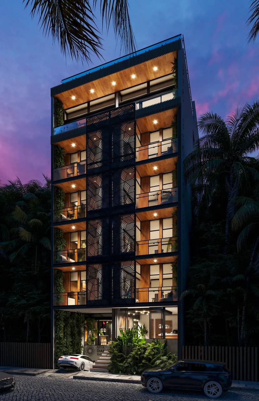 Premium condos presale | sea view rooftop & steps from 5th Avenue | Playa del Carmen - Colosio